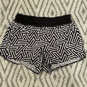 athletic works girls geometric workout shorts